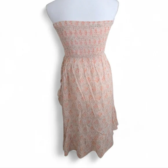 Doe & Rae Strapless Geometric Print Dress - Picture 3 of 6